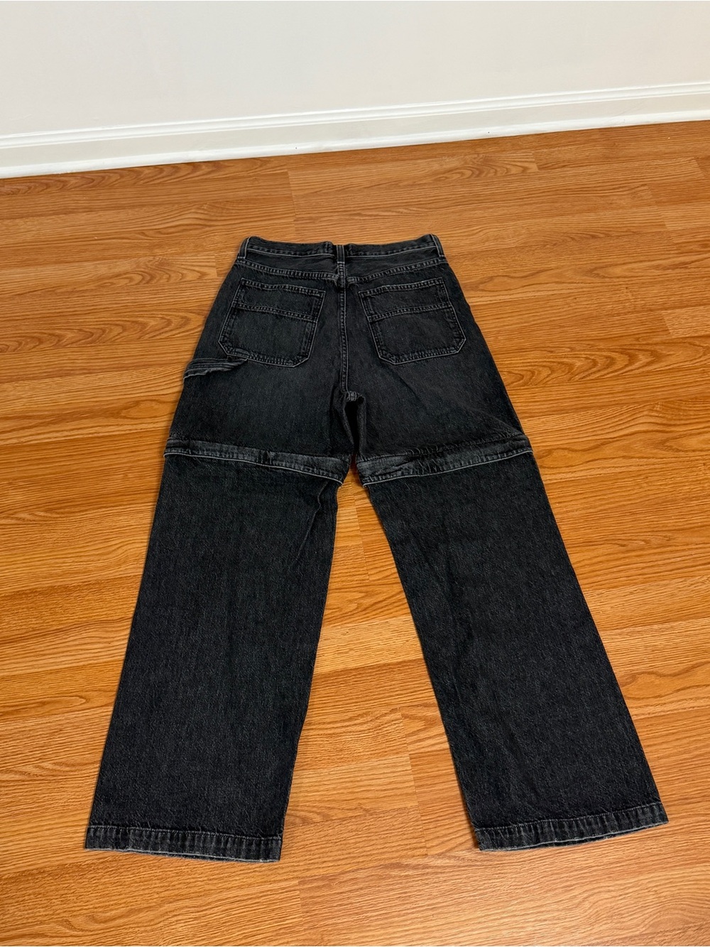Agolde Risha Zip Utility Jeans In Sin Size 28 - Picture 6 of 11
